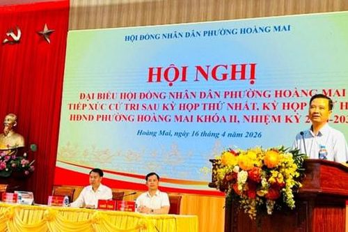 Phường Hoàng Mai ưu tiên dự án trọng điểm và xử lý kiến nghị dân sinh