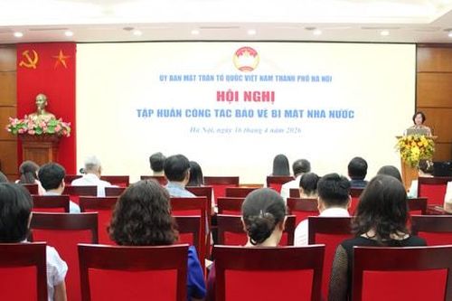 Hà Nội: Tập huấn công tác bảo vệ bí mật nhà nước cho 1.520 cán bộ Mặt trận