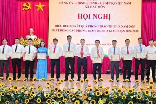 Xã Hát Môn lan tỏa phong trào thi đua yêu nước