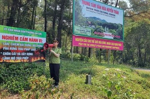 Kiểm lâm khuyến cáo không đốt vàng mã trong cao điểm nắng nóng để phòng cháy rừng