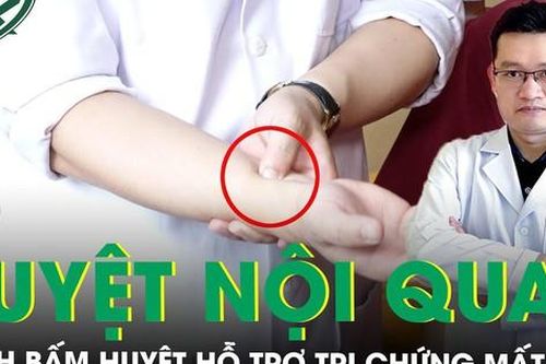 Hướng dẫn cách bấm huyệt nội quan cải thiện mất ngủ