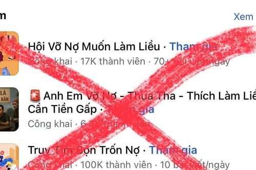 Cảnh báo nguy cơ phạm tội từ các hội nhóm 'tín dụng đen', 'vỡ nợ làm liều' trên không gian mạng