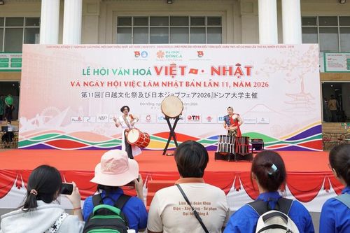 Sôi động Lễ hội văn hóa Việt - Nhật tại Đà Nẵng, mở rộng cơ hội việc làm quốc tế