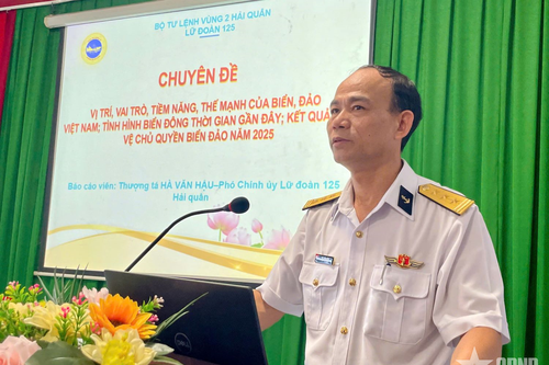 Vùng 2 Hải quân: Tăng 'sức đề kháng' trước những thông tin xấu độc về biển, đảo