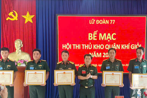 Lữ đoàn Phòng không 77 (Quân khu 7): Nâng cao trình độ chuyên môn nghiệp vụ thủ kho quân khí