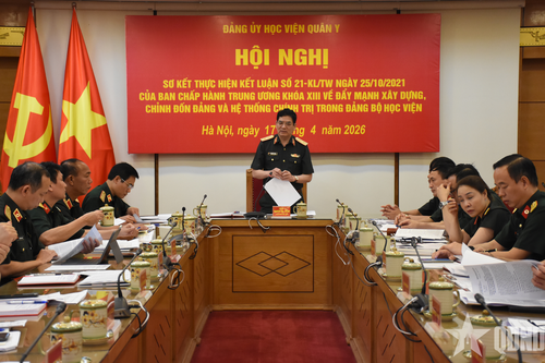 Đảng ủy Học viện Quân y sơ kết 5 năm thực hiện Kết luận số 21-KL/TW