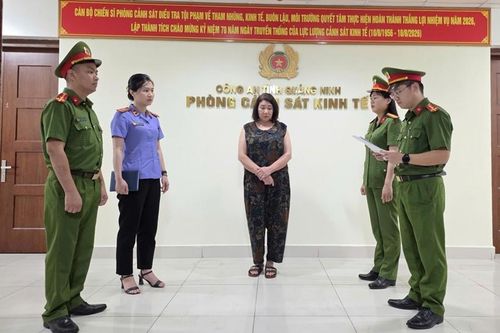 Bắt tạm giam 2 chủ cơ sở sản xuất giá đỗ chứa chất cấm ở Quảng Ninh