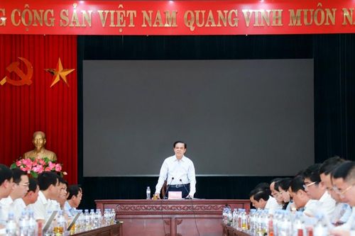 Chủ tịch UBND tỉnh Võ Trọng Hải làm việc với 10 phường, xã thuộc vùng Phủ Quỳ