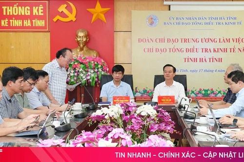 Đẩy nhanh tổng điều tra kinh tế, bảo đảm dữ liệu chính xác, đồng bộ