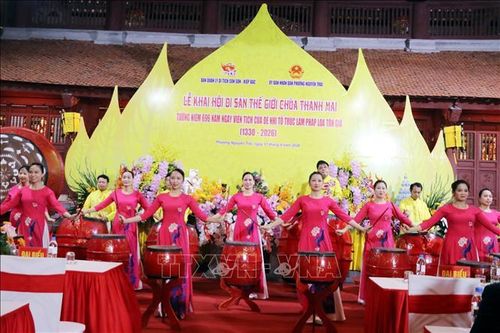 Khai hội truyền thống di sản thế giới chùa Thanh Mai