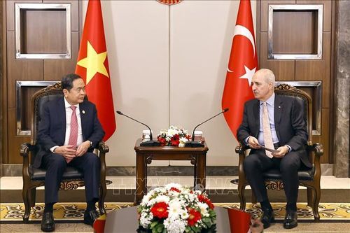 Chủ tịch Quốc hội Trần Thanh Mẫn hội kiến Chủ tịch Quốc hội Thổ Nhĩ Kỳ