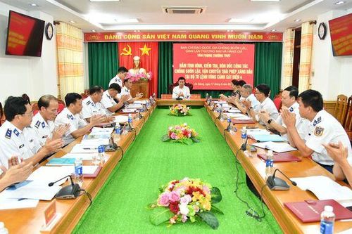 Ban Chỉ đạo 389 Quốc gia kiểm tra công tác chống buôn lậu trên vùng biển Tây Nam