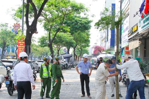 Phường Hòa Xuân tăng cường ra quân lập lại trật tự đô thị