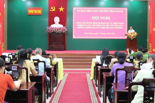 UBND phường Phan Rang thành lập và triển khai nhiệm vụ Tổ công tác 483
