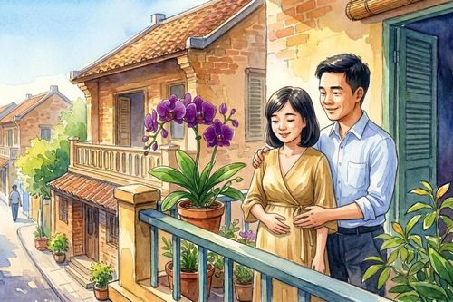 Truyện ngắn: Nhành lan tím nở