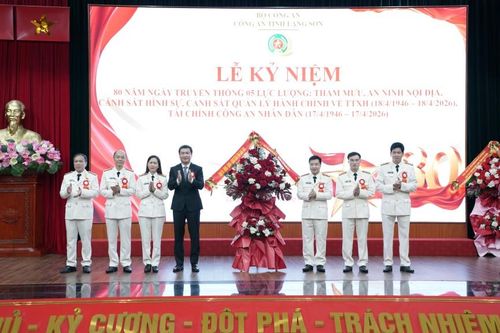 Công an tỉnh kỷ niệm 80 năm ngày truyền thống các lực lượng