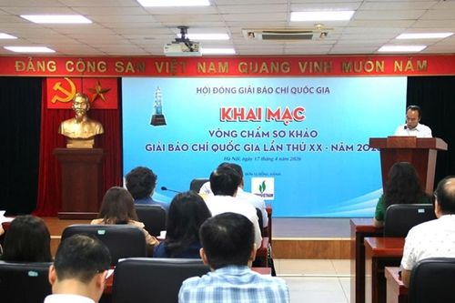 Khai mạc vòng sơ khảo Giải Báo chí Quốc gia năm thứ 20