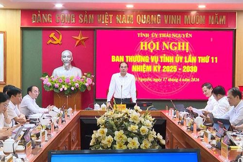 Ban Thường vụ Tỉnh ủy Thái Nguyên cho ý kiến vào 22 nội dung