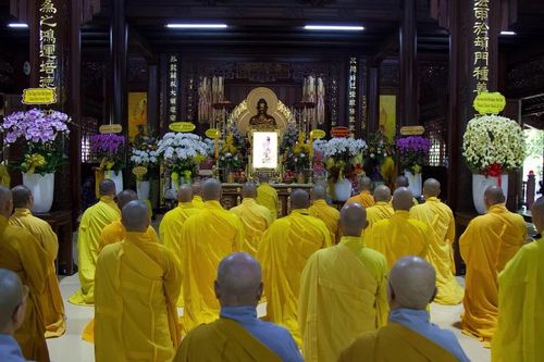 Lễ húy nhật Đại lão Hòa thượng Thích Trí Thủ tại Quảng Hương Già Lam (TP.HCM) và tổ đình Báo Quốc (Huế)