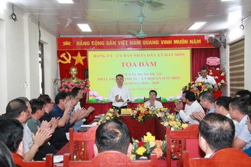 Xã Hát Môn (TP.Hà Nội): Kêu gọi chuyên gia, chủ doanh nghiệp hiến kế phát triển kinh tế