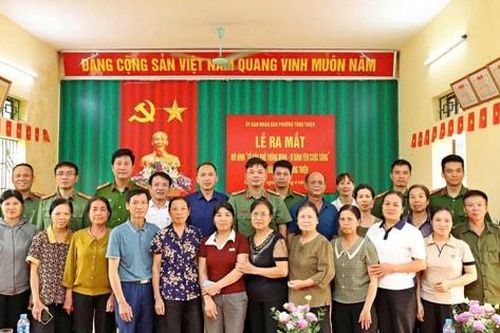 Ra mắt mô hình 'Tổ dân phố thông minh' tại phường Tùng Thiện