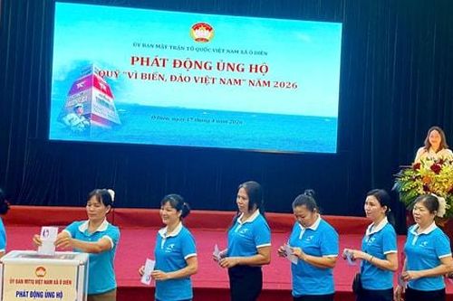 Ô Diên: Phát động ủng hộ Quỹ 'Vì biển, đảo Việt Nam', ra mắt mô hình 'Hòm thư Mặt trận số'