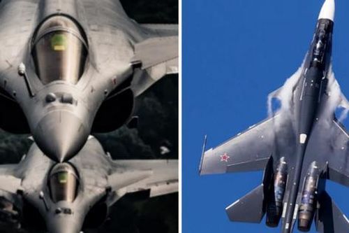 Tiêm kích Rafale Pháp và Su-30SM Nga đụng độ trên bầu trời Đông Âu
