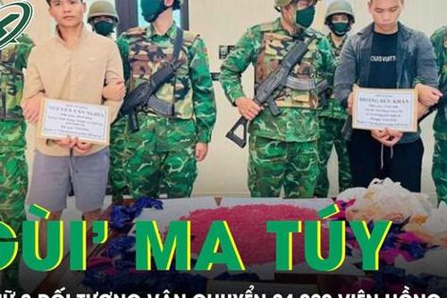 Thanh niên mang 24.000 viên hồng phiến từ biên giới vào Việt Nam, chưa kịp tiêu thụ thì bị bắt