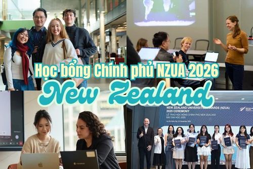 15 suất học bổng Chính phủ New Zealand bậc Đại học bật đèn xanh cho teen Việt