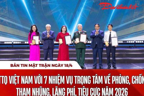 Bản tin Mặt trận sáng 18/4