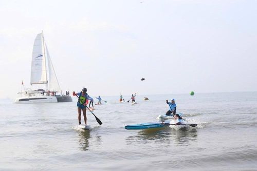 Gần 120 VĐV tham gia Giải đua SUP Quy Nhơn - Zbeach lần thứ I