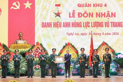 Thủ tướng Lê Minh Hưng: 6 nhiệm vụ trọng tâm của Quân khu 4 trước những bài toán quốc phòng – an ninh chưa từng có tiền lệ