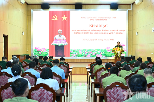 Kiểm tra, đánh giá trình độ kỹ năng nghề kỹ thuật ngành in Quân đội năm 2026