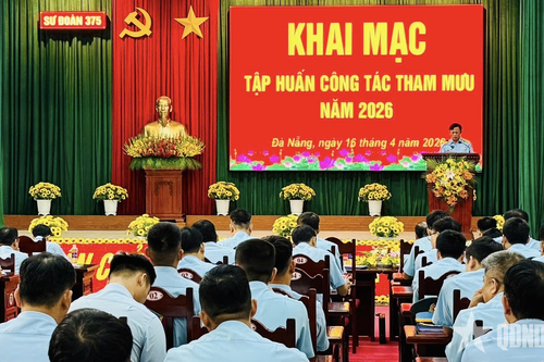 Sư đoàn 375 tập trung nâng cao năng lực tham mưu, chỉ huy