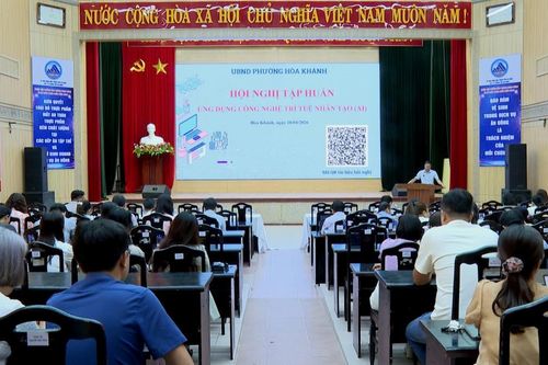 Phường Hòa Khánh tập huấn chuyên sâu ứng dụng Trí tuệ nhân tạo (AI)