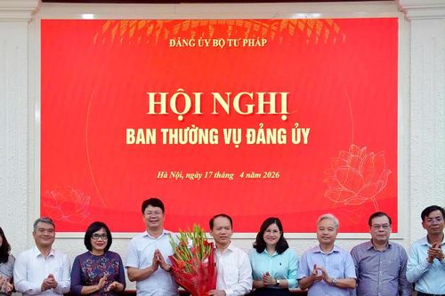 Bộ trưởng Hoàng Thanh Tùng được chỉ định giữ chức Bí thư Đảng ủy Bộ Tư pháp nhiệm kỳ 2025 - 2030
