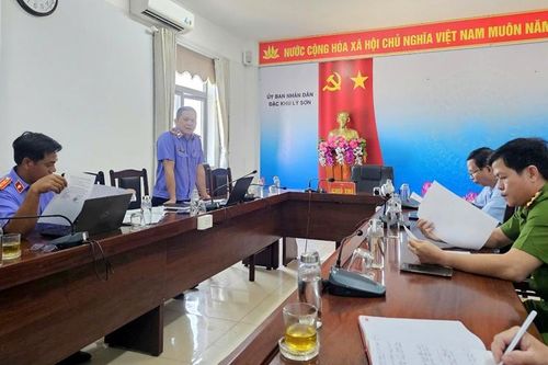 VKSND khu vực 1, Quảng Ngãi trực tiếp kiểm sát thi hành án hình sự tại đặc khu Lý Sơn