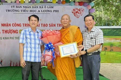 150 triệu đồng thực hiện cải tạo sân Trường Tiểu học 'A' Lương Phi (điểm phụ)