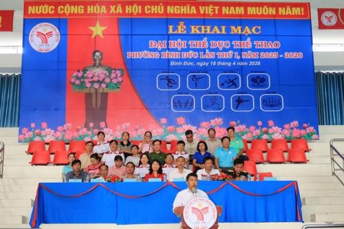 Khai mạc Đại hội Thể dục, thể thao phường Bình Đức