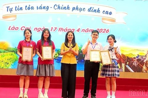 Sôi nổi chung kết Cuộc thi Tài năng tiếng Anh học sinh Lào Cai năm học 2025 - 2026