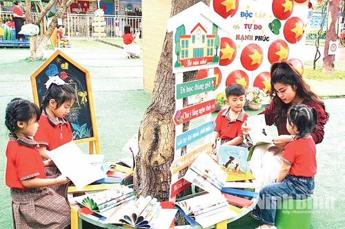 Các trường học sôi nổi hưởng ứng Ngày Sách và Văn hóa đọc Việt Nam
