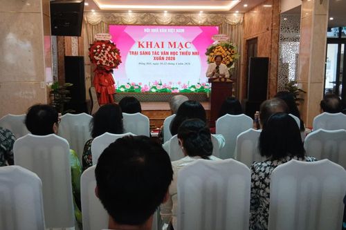 Khai mạc Trại sáng tác văn học thiếu nhi xuân 2026