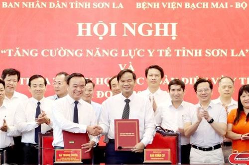 Tỉnh Sơn La và Bệnh viện Bạch Mai Ký thỏa thuận hợp tác toàn diện về y tế giai đoạn 2026-2031