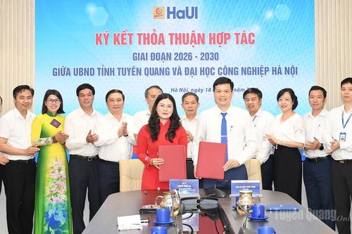 Tỉnh Tuyên Quang và Đại học Công nghiệp Hà Nội ký kết hợp tác chiến lược giai đoạn 2026-2030