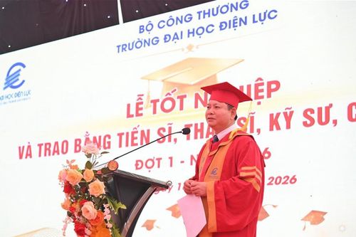Hơn 1.000 sinh viên Trường Đại học Điện lực tốt nghiệp đợt 1 năm 2026