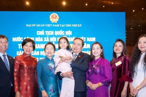 Chủ tịch Quốc hội Trần Thanh Mẫn gặp mặt cộng đồng người Việt Nam tại Thổ Nhĩ Kỳ