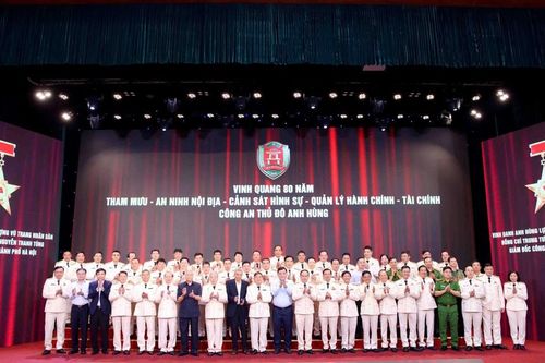 Công an Hà Nội tổ chức trọng thể Lễ kỷ niệm 80 năm Ngày truyền thống 5 lực lượng nghiệp vụ nòng cốt