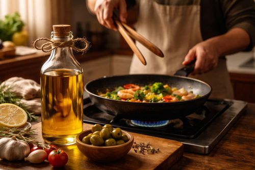 Vì sao không nên chiên dầu oliu ở nhiệt độ cao?