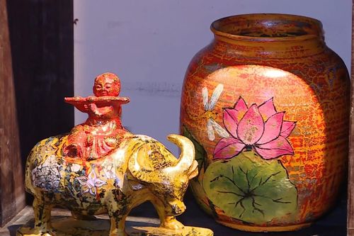 Sáng tạo mới với chất liệu sơn mài truyền thống
