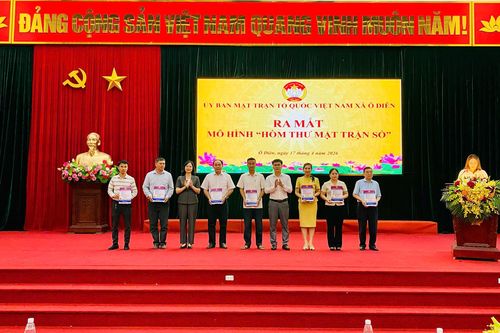 Xã Ô Diên đẩy mạnh hoạt động Mặt trận, kêu gọi ủng hộ Quỹ 'Vì biển đảo Việt Nam'